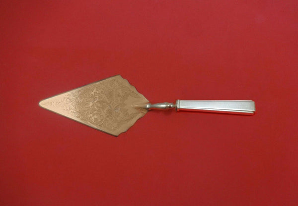 Modern Classic by Lunt Sterling Silver Pastry Server Fancy Vermeil HH Custom