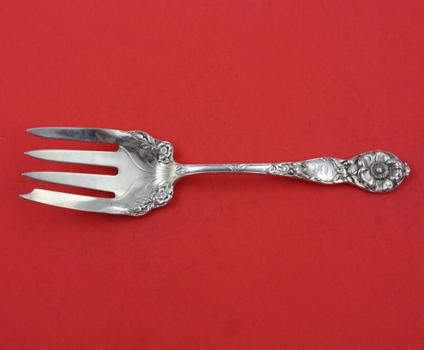 Wild Rose by Watson Sterling Silver Cold Meat Fork 7 3/8" Serving Heirloom