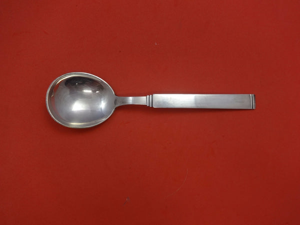 Funkis III by W&S Sorensen Danish Sterling Silver Cream Soup Spoon 6 3/4"