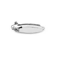 Michael Aram Black Orchid Small Stainless Steel Oval Tray Platter - 110882