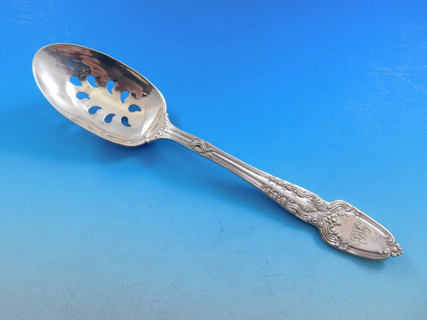 Broom Corn by Tiffany & Co. Sterling Silver Pierced Serving Spoon 9-hole Custom