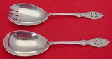 Valenciennes by Manchester Sterling Silver Salad Serving Set AS 8 3/4" Flatware