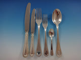 Giorgio by Italy 800 Silver Flatware Dinner Set For 12 Service 76 Pieces