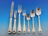 Cellini by Fortunoff Italy Sterling Silver Flatware Set Service Dinner 48 pieces