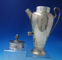 Redlich and Co Sterling Silver Martini Shaker Deco Style #8815 w/ Acorn (#6044)