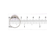 18k White and Rose Gold Vintage Genuine Natural Diamond Ring (#J5609)