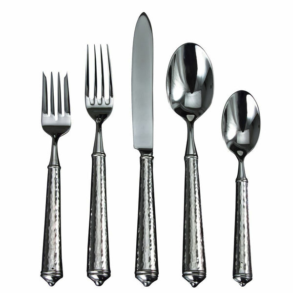 Leopardo by Ricci Stainless Steel Flatware Set for 4 Service 20 Pieces - New
