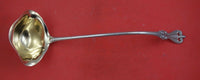 Old Colonial by Towle Sterling Silver Punch Ladle gold wash  12 3/4"