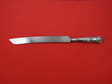 English Estate Sterling Silver Wedding Cake Knife Shell Queens Handle Orig 12.5"