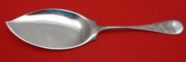 King William Engraved by Tiffany and Co Sterling Silver Ice Cream Server 10 3/4"