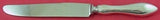 Clinton by Stieff Sterling Silver Regular Knife French 8 3/4" Flatware Heirloom