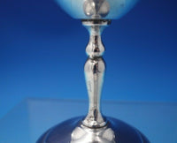 E. Zortura Taxco Mexican Mexico Sterling Silver Wine Goblet 5" x 2 3/4" (#3158)