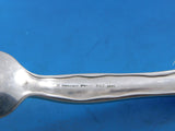Lap Over Edge Acid Etched by Tiffany Sterling Silver Regular Fork Wheat 7 1/4"