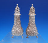 Rose by Stieff Sterling Silver Salt and Pepper Shaker Set 2pc #12 (#7893)