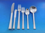 Bell by Hans Hansen Danish Sterling Silver Flatware Set 8 Service 50 pcs Modern