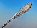 Arabesque by Whiting Sterling Silver Crumber Brite Cut Embossed Design 11 1/8"