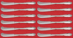 Madeira by Towle Sterling Silver Butter Spreader flat handle Set 12 pcs 5 3/4"