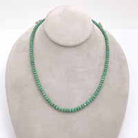 5mm Strand of Patagonia Genuine Natural Turquoise Beads Necklace 19" (#J6759)