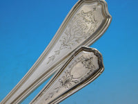 Hepplewhite Eng by Reed & Barton Sterling Silver Flatware Set Service 34 pcs