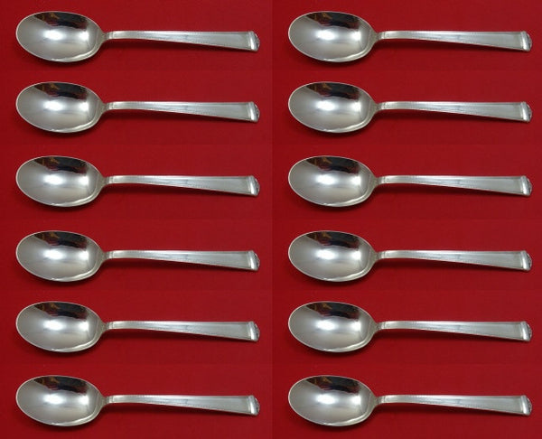 Pantheon by International Sterling Silver Teaspoon Set 12 pieces 6"