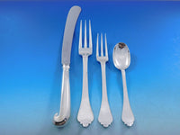 Trifid by Crichton English Sterling Silver Flatware Set Dinner 154 pieces