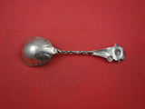 Number 26 aka Peony by Whiting Sterling Silver Preserve Spoon Gold wash 7 3/4"