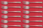 Craftsman by Towle Sterling Silver Salad Fork Set 12 pieces 6 1/2"