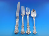 English King by Tiffany & Co Sterling Silver Flatware Set 12 Service 96 pieces