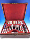 Florentine by Tiffany Sterling Silver Flatware Set Service 175 pcs Fitted Chest