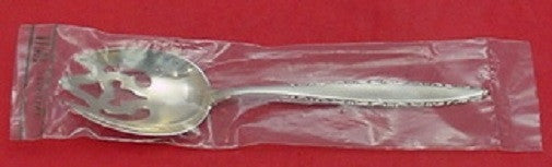 Lace Point by Lunt Sterling Silver Pierced Serving Spoon New Fancy 8 3/8"