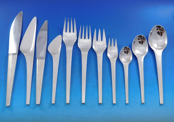 Caravel by Georg Jensen Sterling Silver Flatware Service Set 139 pieces Dinner