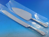 Rose Point by Wallace Sterling Silver Wedding Cake Set Server 2pc HHWS Custom