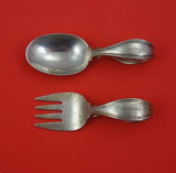Unknown Pattern by Tiffany and Co Sterling Silver Baby Set 2-pc  3 3/4"