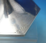 Bright-Cut AC Sterling Silver Candlestick Pair 12" x 5 1/2" 13.4 ozt. (#5765)