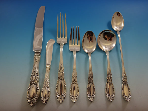 King Richard by Towle Sterling Silver Flatware Set 8 Service 62 Pcs Dinner Size