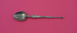 English Estate Sterling Silver Coffee Spoon vermeil London 1952 4 5/8"