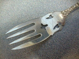 Chrysanthemum by Stieff Sterling Silver Fish Fork  Pierced 6 1/2" Silverware