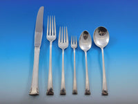 Serenity by International Sterling Silver Flatware Set 12 Service 74pc Dinner