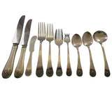 Basket of Flowers by Tuttle Sterling Silver Flatware Dinner Service Set 88 pcs