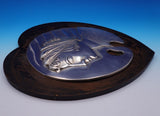 Silverplate and Wood Trophy Presention Hair Fashion Council of America 18" x 14"