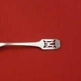 Norman Hammered by Shreve Sterling Silver Bouillon Soup Spoon w/Pierced Mono "M"
