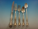 Alencon Lace by Gorham Sterling Silver Flatware Set For 8 Service 42 Pieces