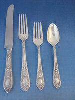 Fontaine by International Sterling Silver Flatware Set 8 Service 65 Pcs "L" Mono