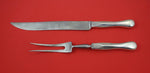 Eccentrica by Rosenthal Bulgari Sterling Silver Roast Carving Set Knife HH W 13"