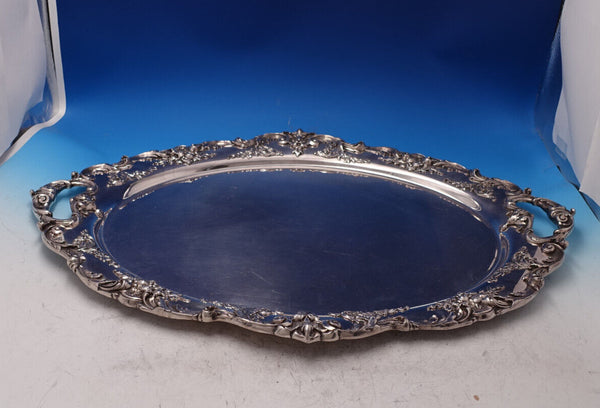 Renaissance by Reed and Barton Silverplate Tea Tray Oval Francis I #6000 (#7448)