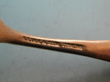 Repousse by Kirk Sterling Silver Tea Caddy Spoon Fluted 4 1/4" Antique
