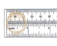 14k Gold Men's Genuine Natural Diamond Ring Hand Engraved Size 10. 75 (#J6537)