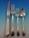 Early American Plain by Lunt Sterling Silver Flatware Set for 8 Service 40 pcs