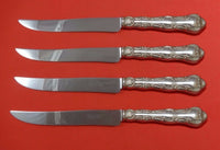Strasbourg by Gorham Sterling Silver Steak Knife Set 4pc Texas Sized Custom