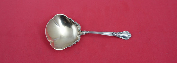 Chantilly by Gorham Sterling Nut Spoon GW solid bowl applied lacing 4 1/2"